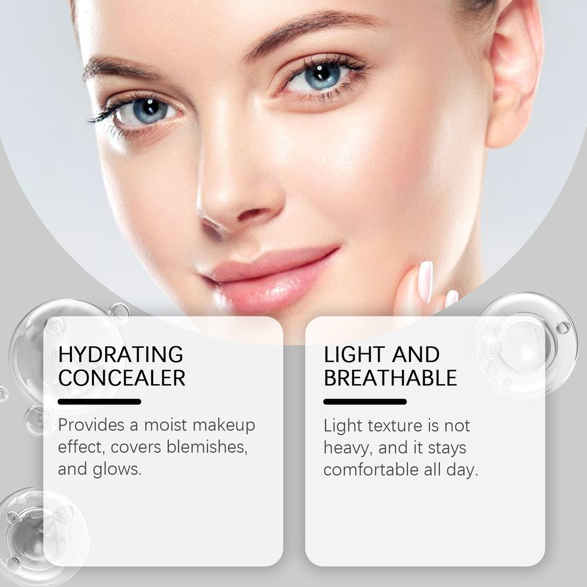 Eelhoe Moisturizing Concealer Foundation Cream Light And Moisturizing