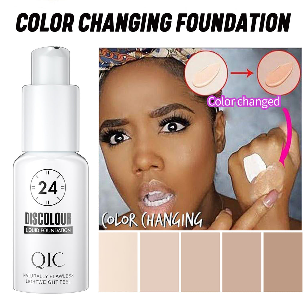 QIC Warming Complexion Liquid Foundation Naturally Adheres To Brighten