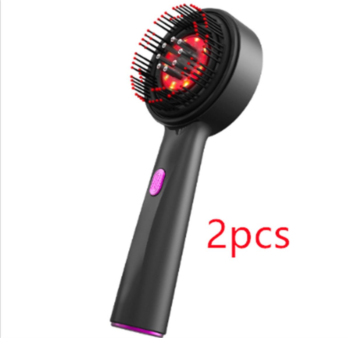 IPX7 Electric Massage Comb Home Scalp Drain Comb Red Light Anti-slip Hair Care Multi-functional Massage Comb