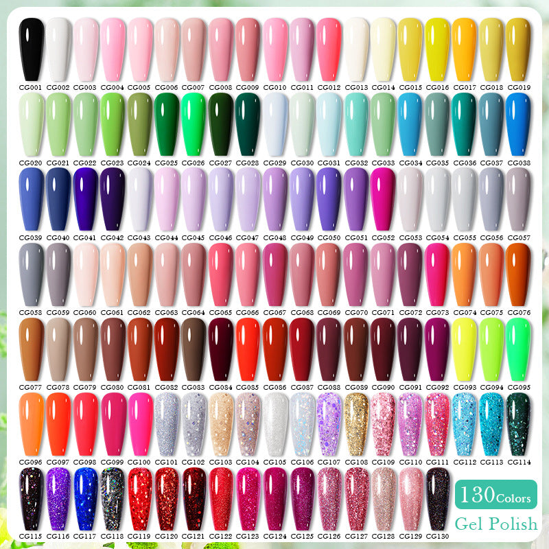 Born Pretty Model Nail Beauty UV Suit 130 Color UV Polish UV Glue Koudan Glue