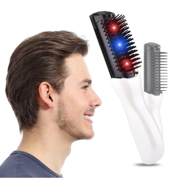 Health Herald Infrared Ray Growth Laser Hair Comb Massage Equipment Hair Brush Massager Laser Anti Hair Care Electric Vibration Hairbrush S46