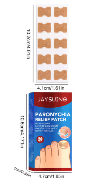Jaysuing Nail Groove Nursing Adhesive Bandage Nourishing Thickened Gray Nail Soft Nail Correction