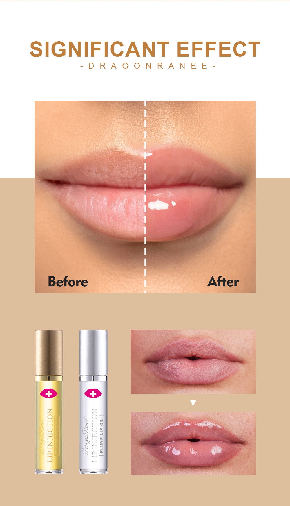 Dragon Ranee Ginger Pepper Lip Care Beads Rich Lip Gloss