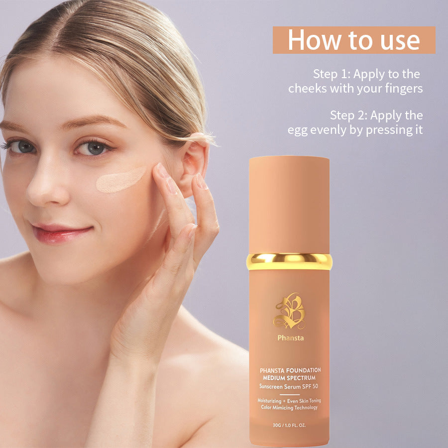 Phansta 4-in-1 Bionic Color-changing Concealer Foundation Moisturizing Nourishing Foundation