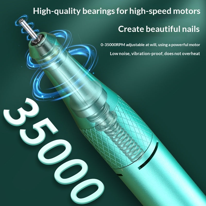 Portable Nail Drill Grinder Nail Polisher Mini Electric Sanding Tool