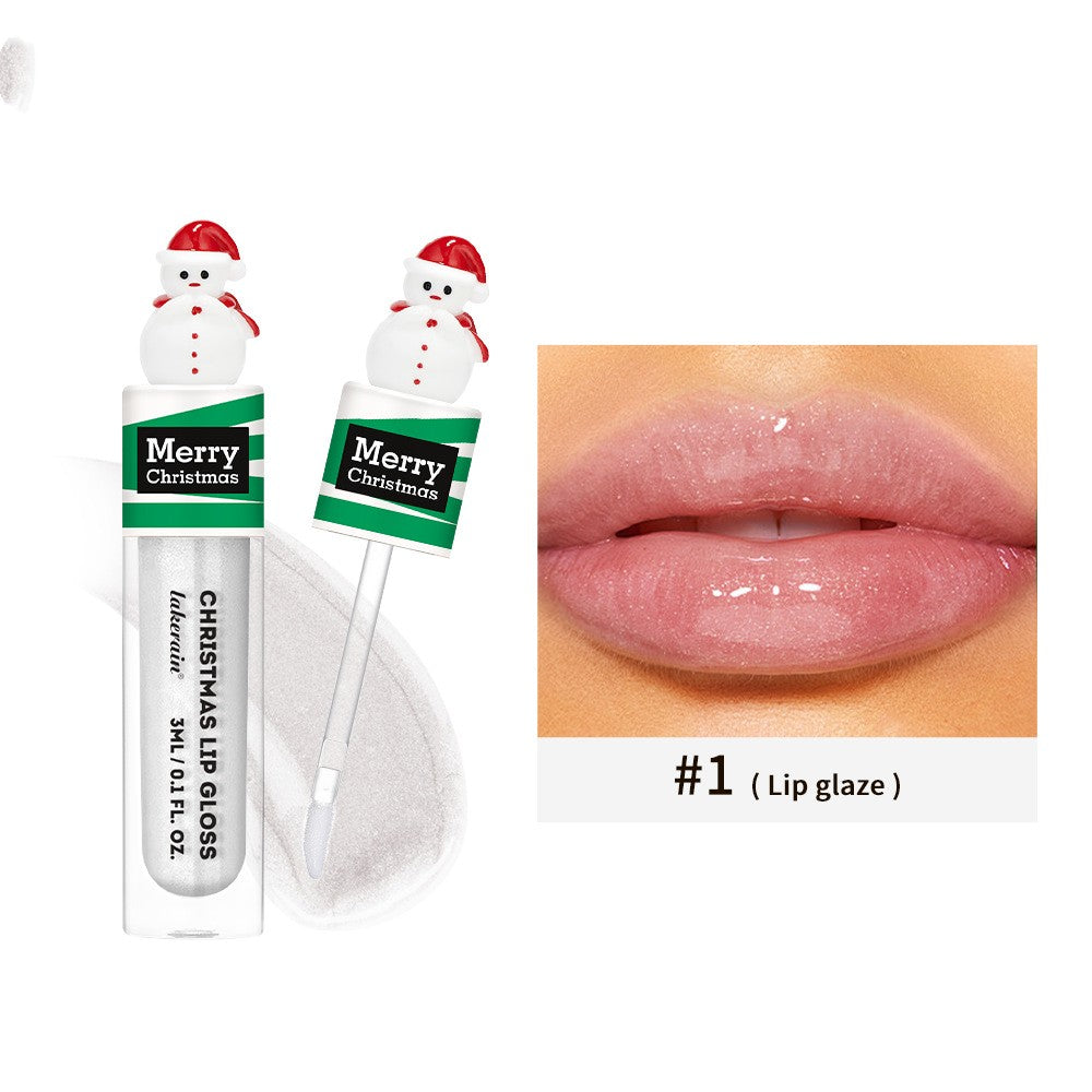 Lakerain Christmas Cute Doll Lip Gloss