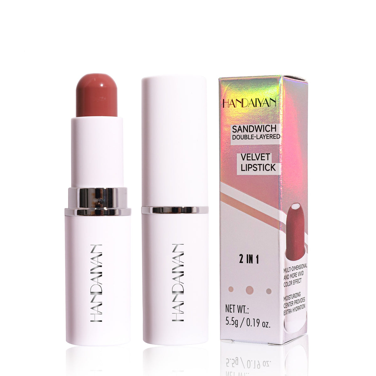 Handaiyan Moisturizing 8-color Sandwich Lipstick