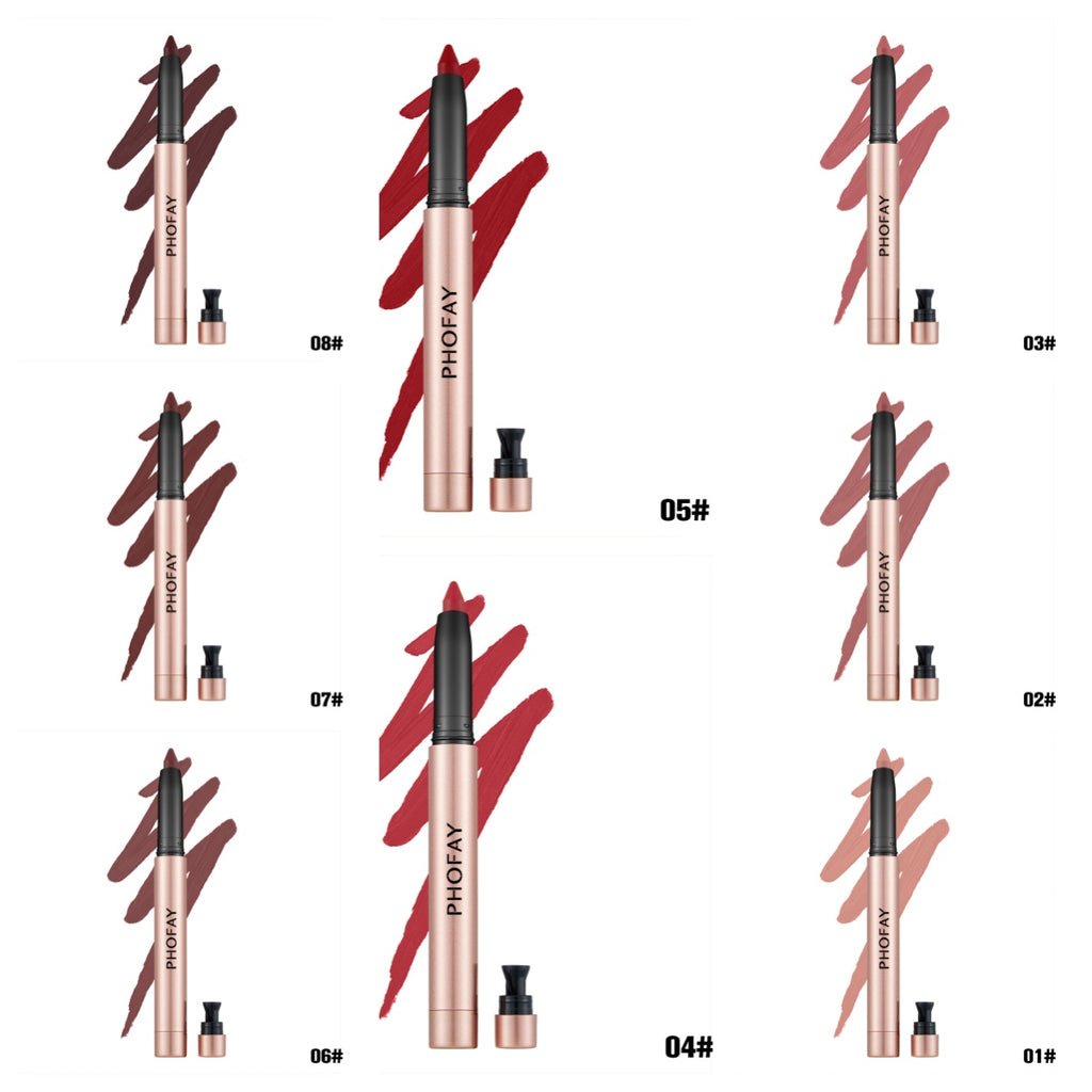 PHOFAY MATTE LIP LINER LIPSTICK PEN