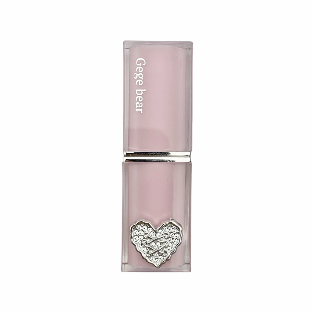 Gege Bear Crystal Transparent Runcai Sandwich Lipstick Glossy Mirror