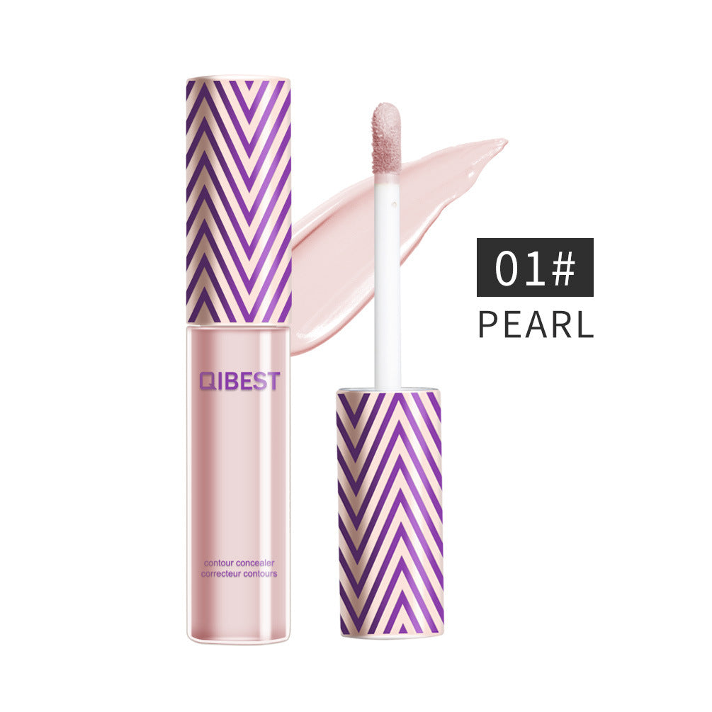 Qibest Full Cover 5 Colors Liquid Concealer Eye Dark Circles Cream Face Corrector