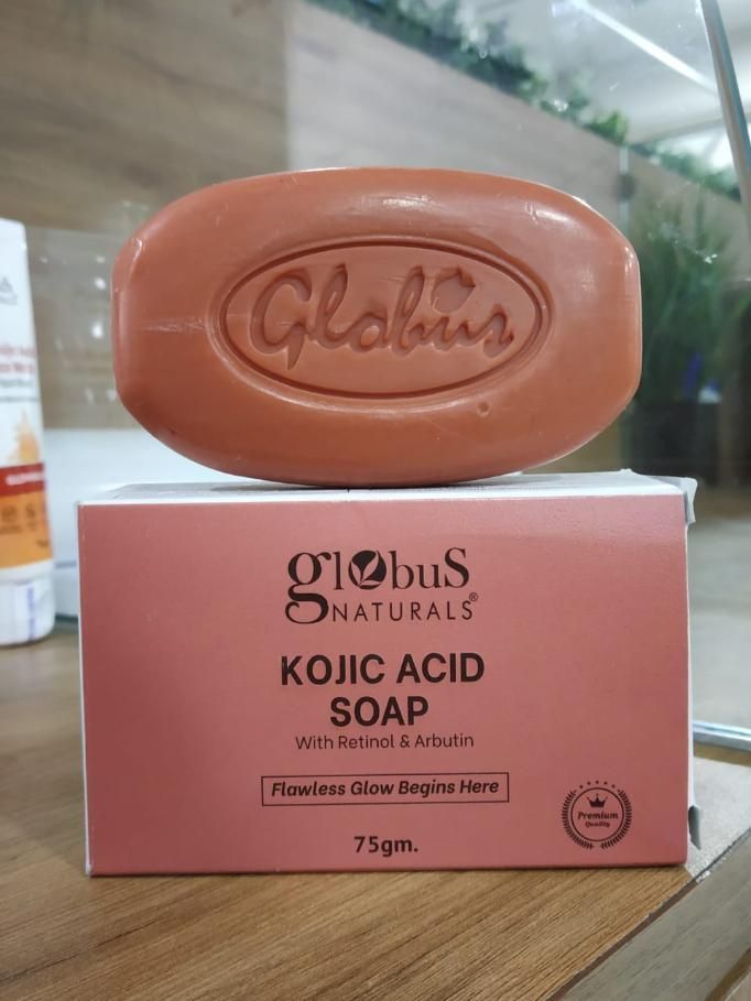 Globus Naturals Rice Ceramide, Glycolic Salicylic Acid, Kojic Acid and Saffron-Sandalwood 325gm (Pack of 4) Combo