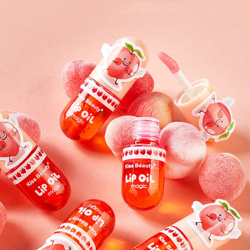 Kiss Beauty Warm Change Capsule Color Changing Lip Glaze Moisturizing