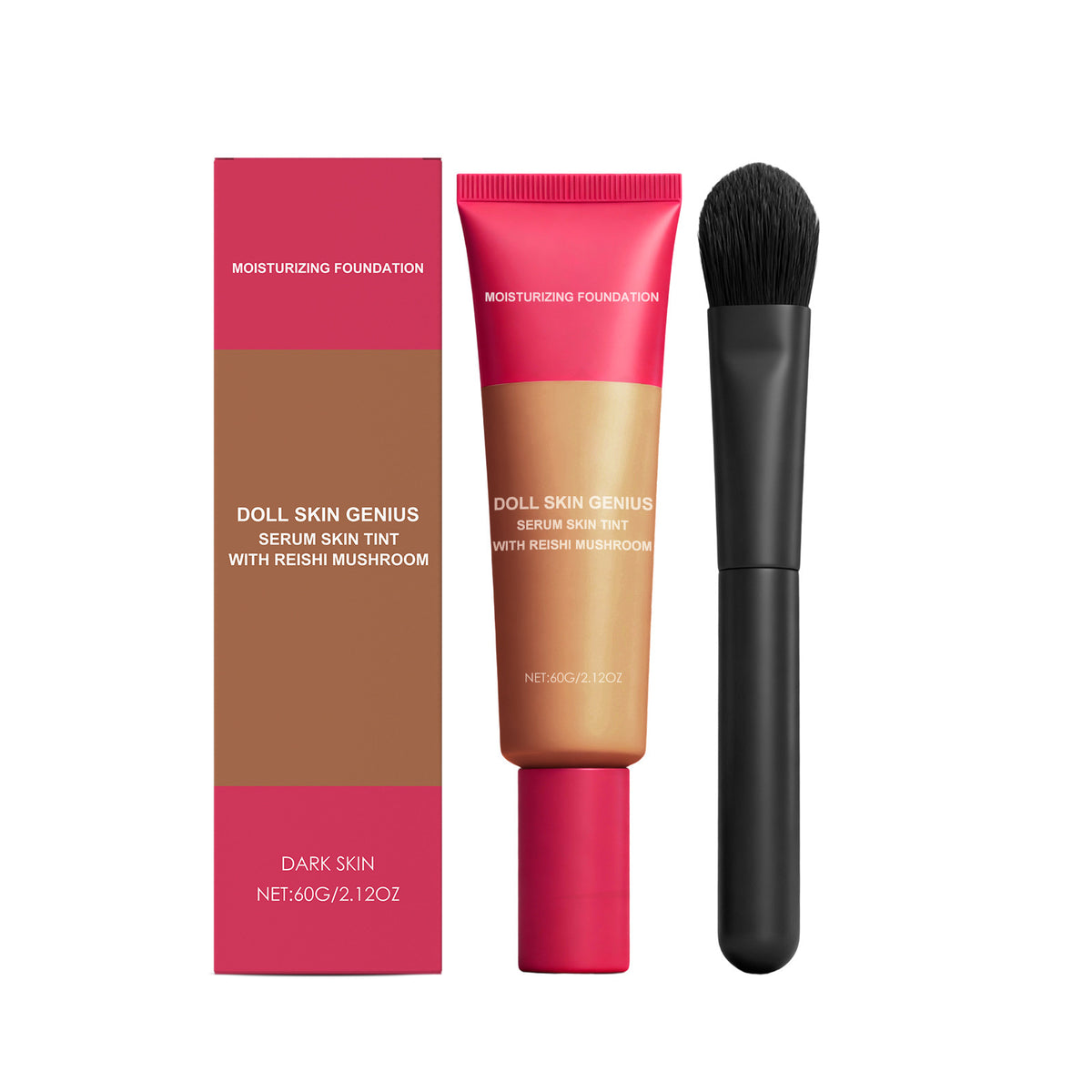 Doll Skin Foundation Cream Light And Matte Clear