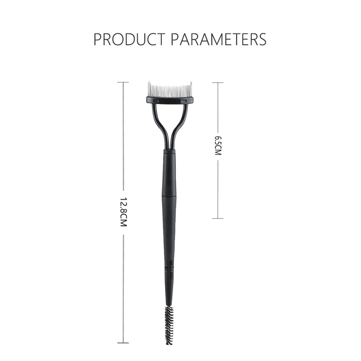 1 Pcs Eyelash Separator Metal Teeth Foldable Eyelash Curler Beauty Makeup Stainless Eyelash Brush Comb Mascara Curl Makeup Tool