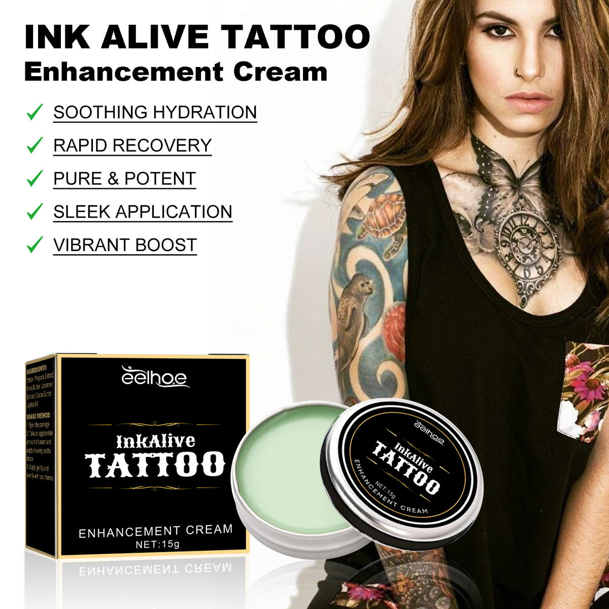 EELHOE Ink Alive Tattoo Nourishing Cream Tattoo Nourishing Moisturizing