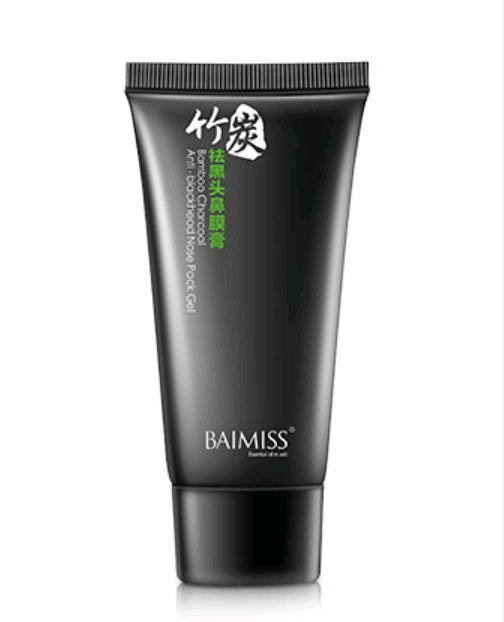 Baimiss Bamboo charcoal blackhead nasal mask cream shrink pores to black set suit black thorn cream
