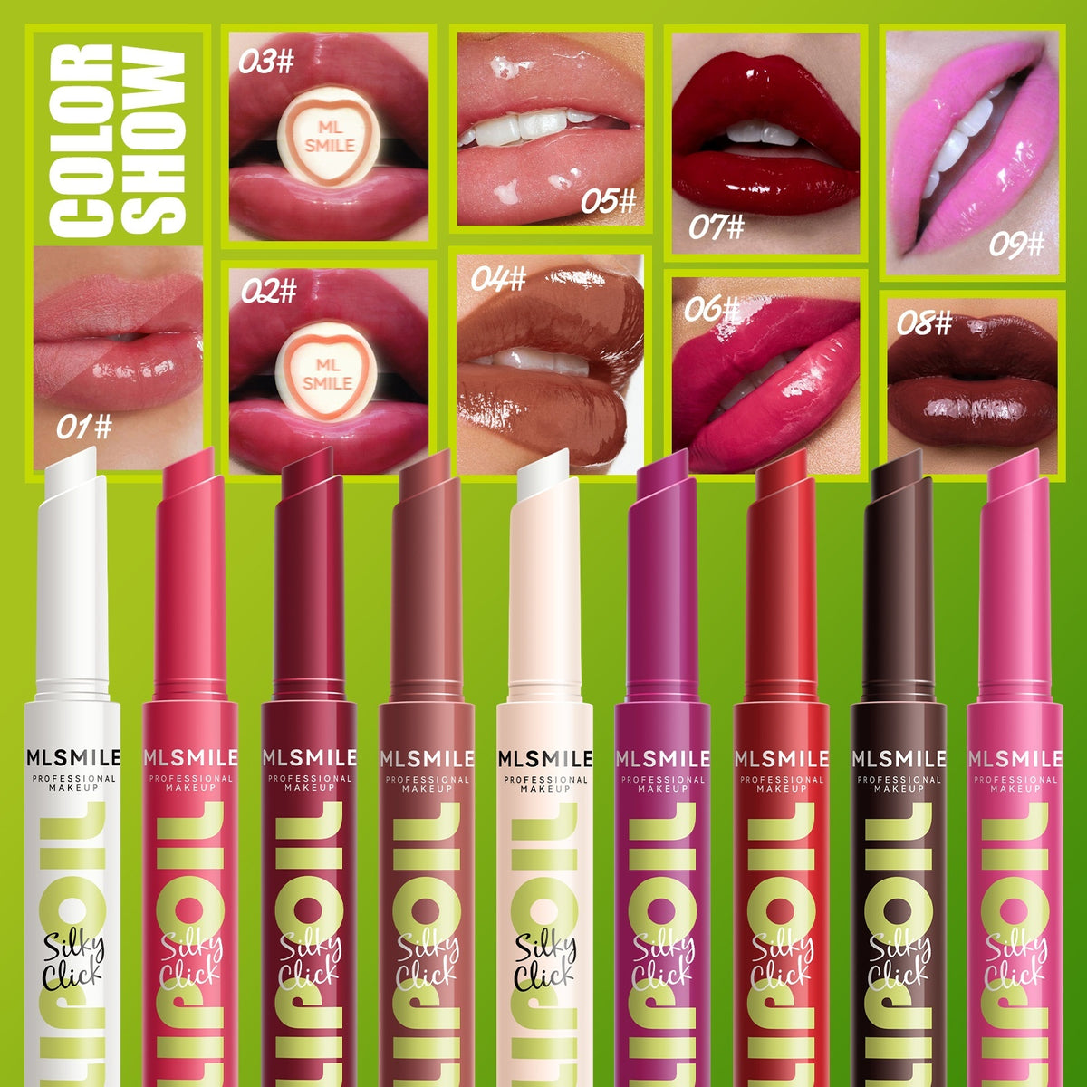 MLSmile Nourishing Moisturizing Lipstick 3 Pack
