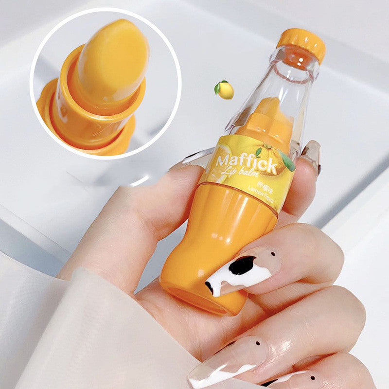 Maffick Soda Bottle Lip Balm Moisturizing Hydrating Base Lipstick