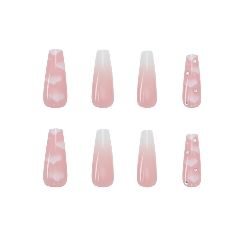 Women's Detachable Long Ballerina Nail Stickers