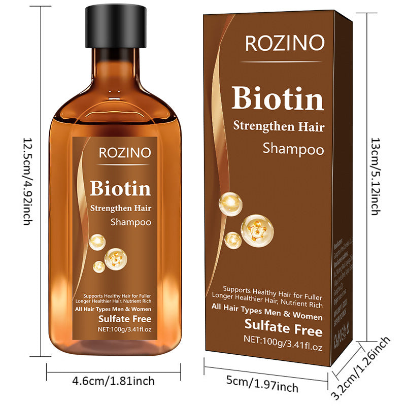 Rozino Biotin Shampoo For Strengthening And Nourishing Hair