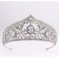 European And American Bride Crown Alloy Zircon