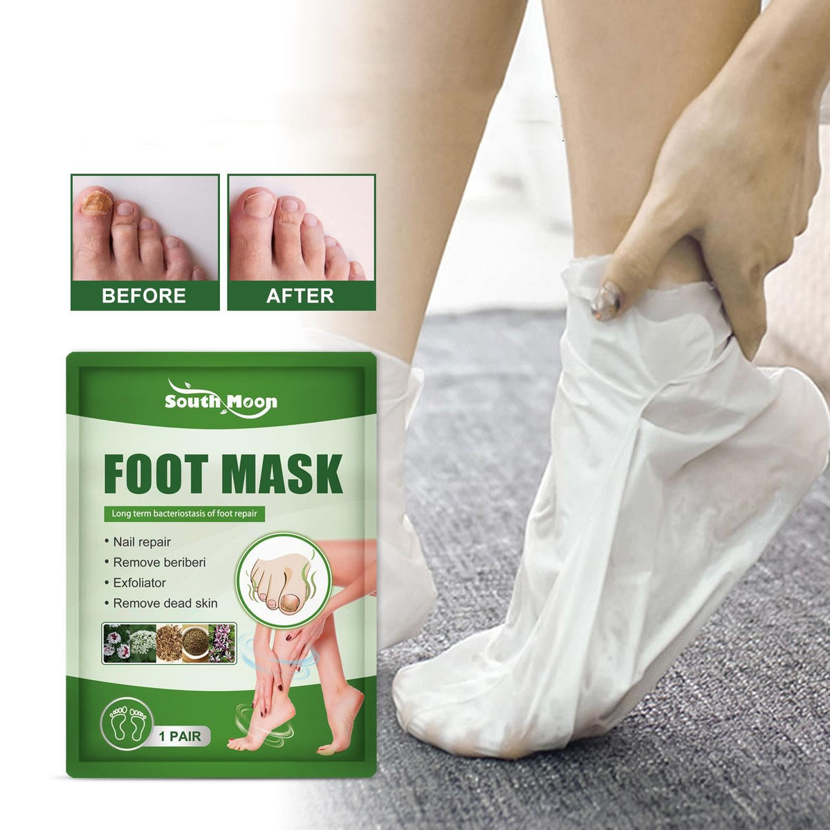 South Moon Nail Nourishing Foot Mask