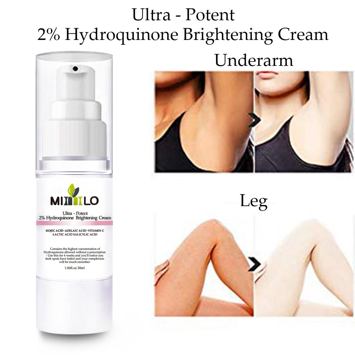Mimlo Facial Brightening Cream Brightens Skin