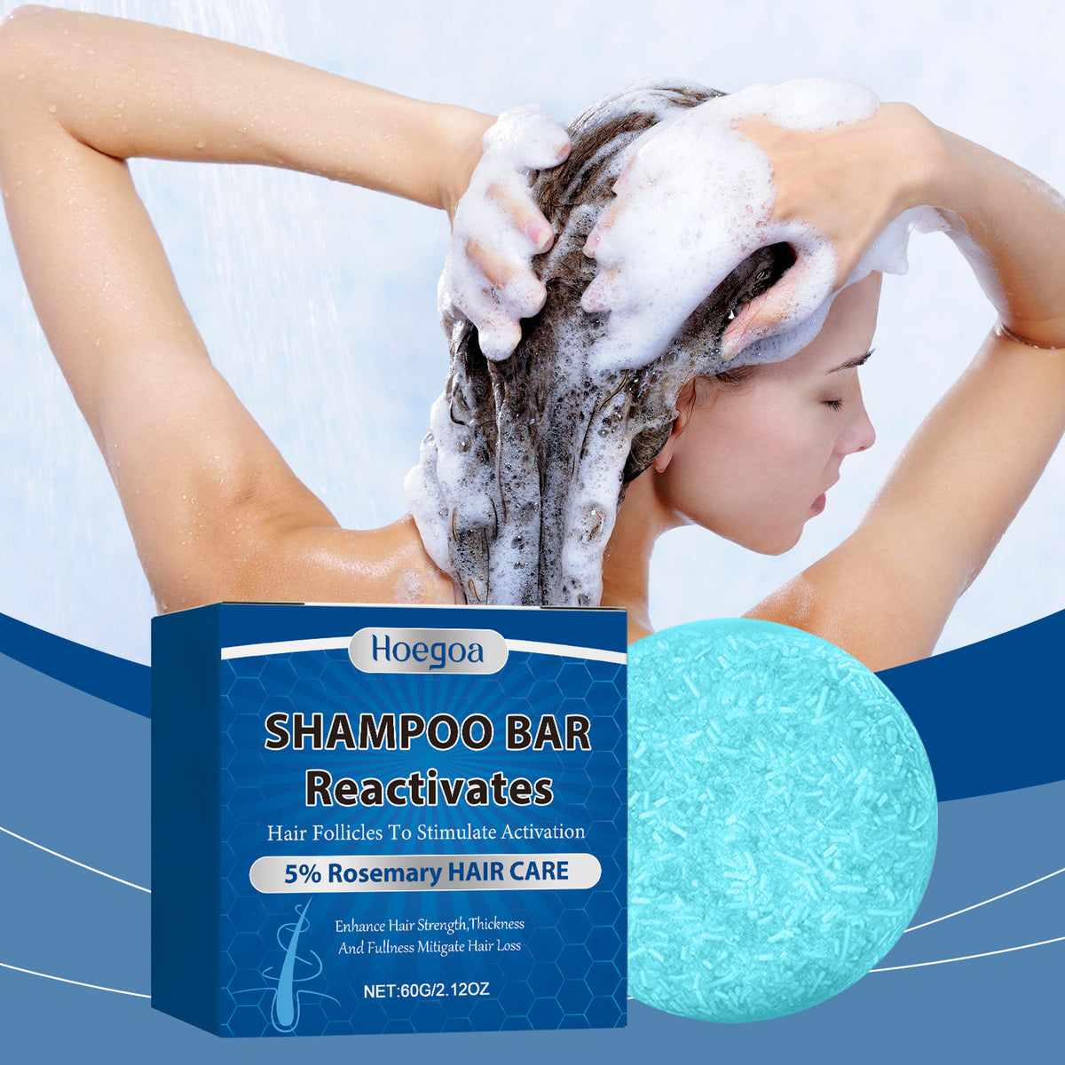 HoeGoa Mild Plant Shampoo Soap Cleaning Manual