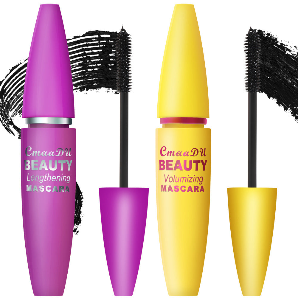 CmaaDU 4D Mascara Thick Waterproof Long Lasting