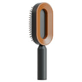 Self Cleaning Hair Brush For Women One-key Cleaning Hair Care Airbag Massage Scalp Comb Anti-Static Hairbrush