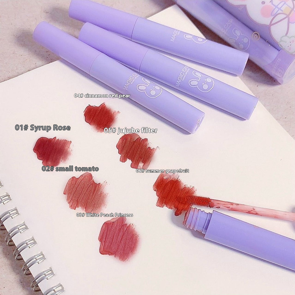 Magic Casa Six-piece Naughty Rabbit Lip Glaze Set