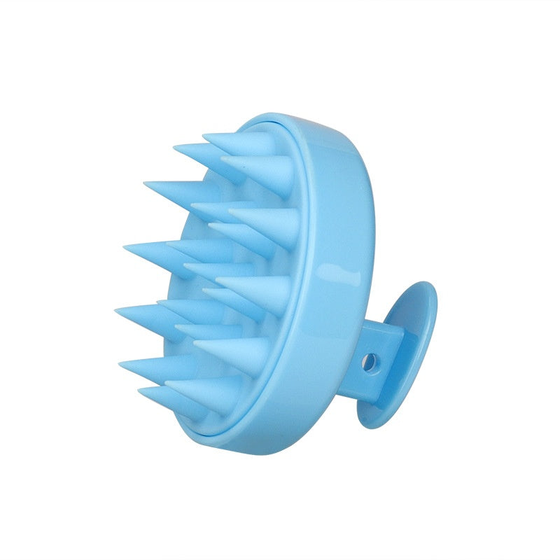 Silicone Shampoo Brush Scalp Meridian Massage Brush Hair Washing Artifact Anti-dandruf And Relieve Soothinging Home Hair Salon Head Scratching Tool