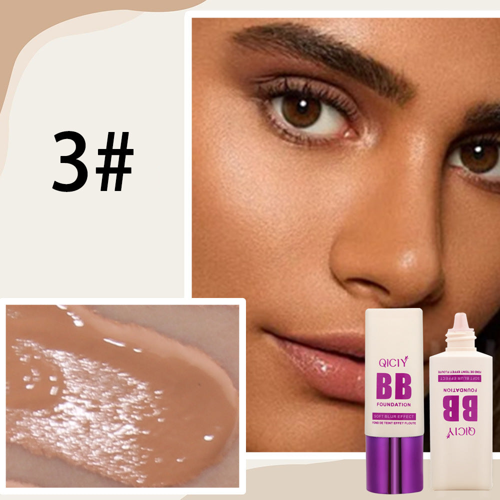 Qiciy Feeding Bottle Liquid Foundation Concealer Brightening Nourishing