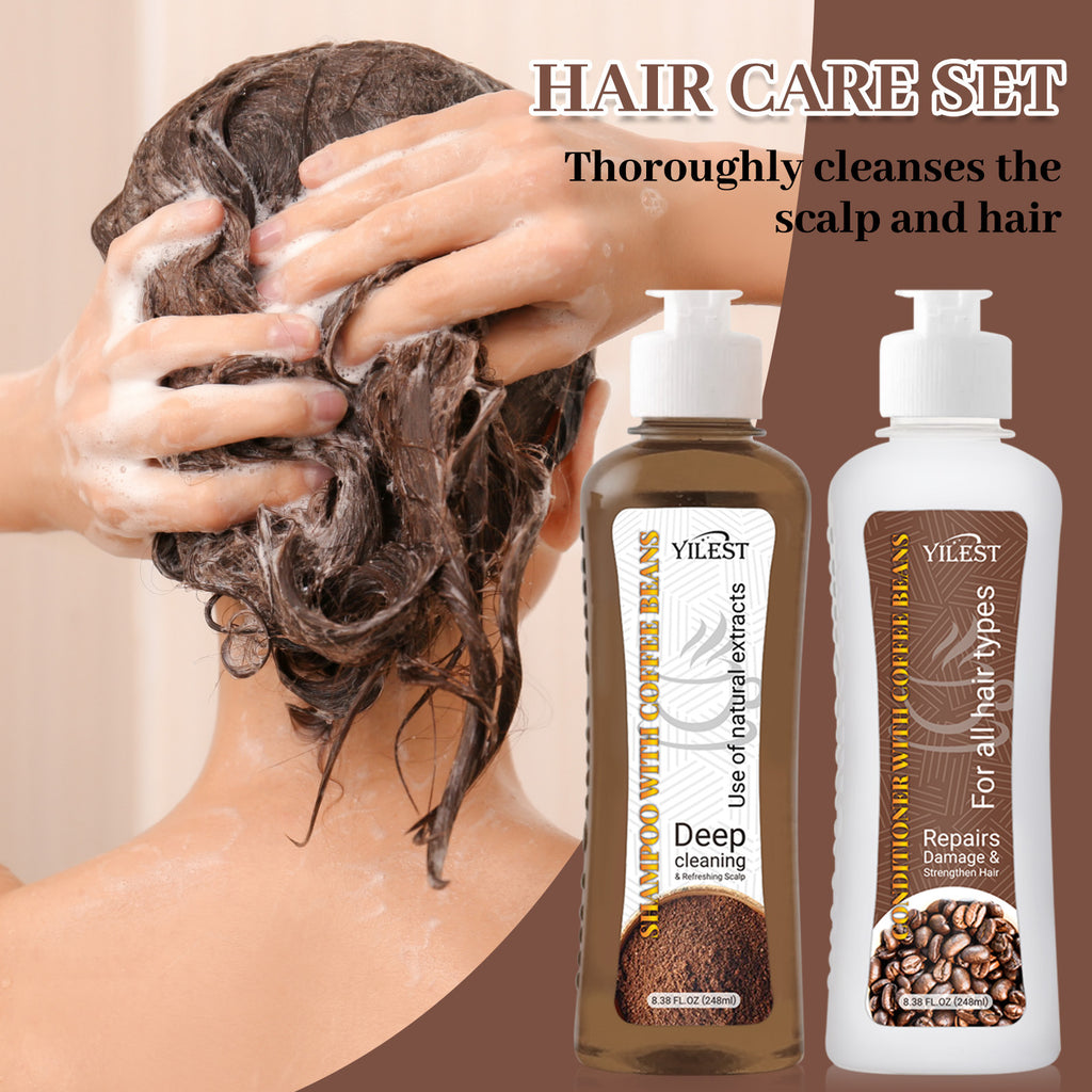 Yilest Nourishing Hair Improve Frizzy Hair Dry Hair Shampoo Suit