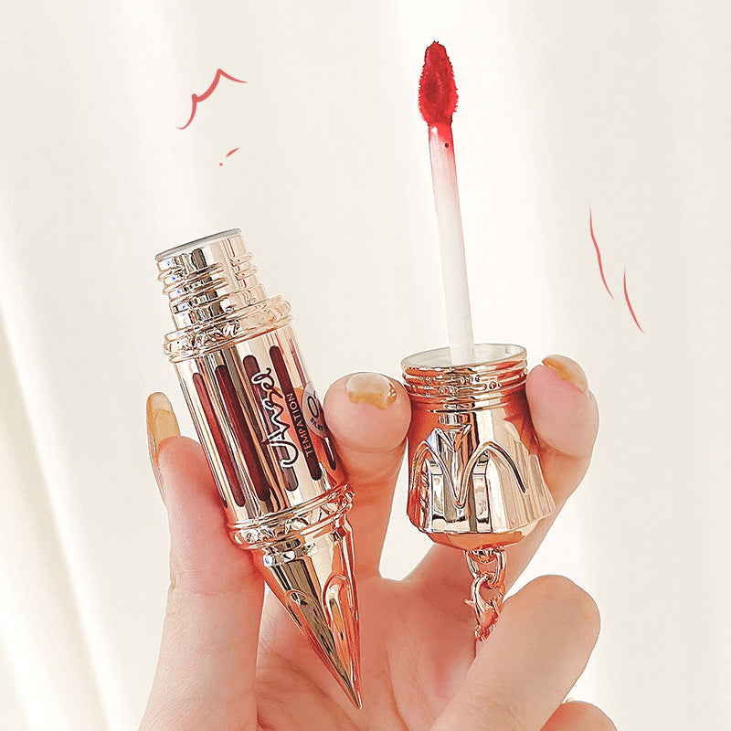 Ansel Angel's Temptation Queen's Scepter Dual-use Lip Mud Matte Matte Lipstick Waterproof