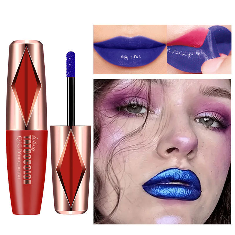 Qiciy Long Lasting Waterproof Matte Tear And Pull Lipstick Popular
