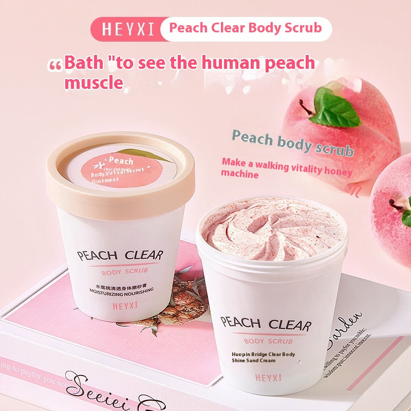 Heyxi Peach Moisturizing Body Scrub Cream