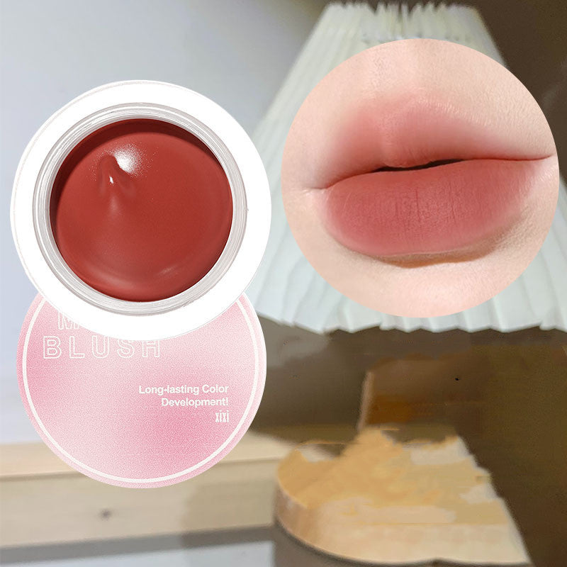 Mini Blush Palpitating Cheese Mist Sensation Jar Lip Slush With Soft Texture
