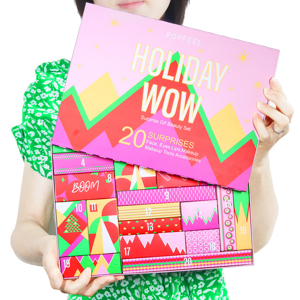 Popfeel Holiday Gift Box Lipstick Eye Shadow Set