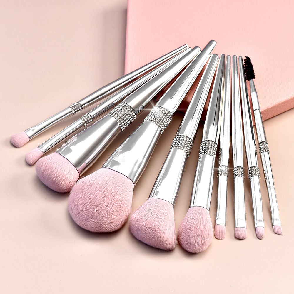 Your Logo Diamond Makeup Brush Soft Hair Eye Shadow Foundation Beauty Tools