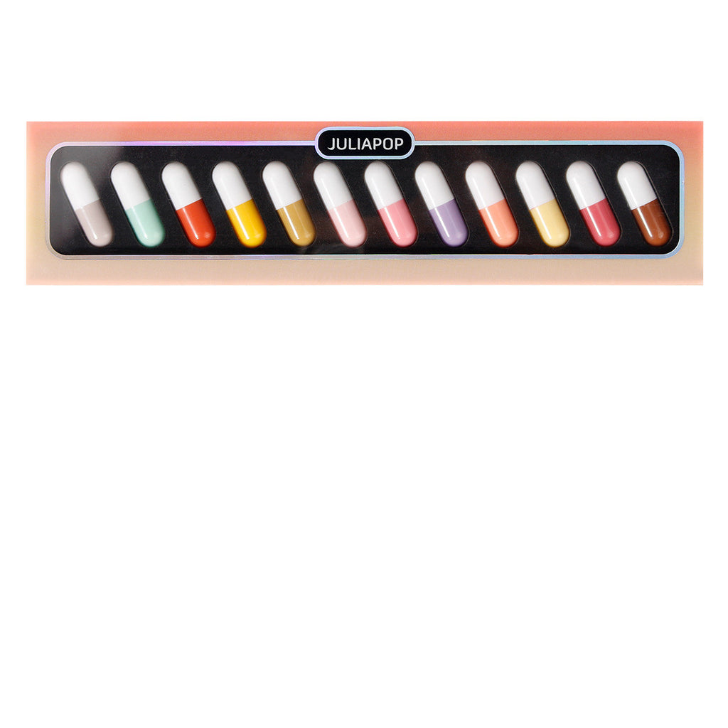 JuliaPop 12 Color Mini Capsule Lipstick Set