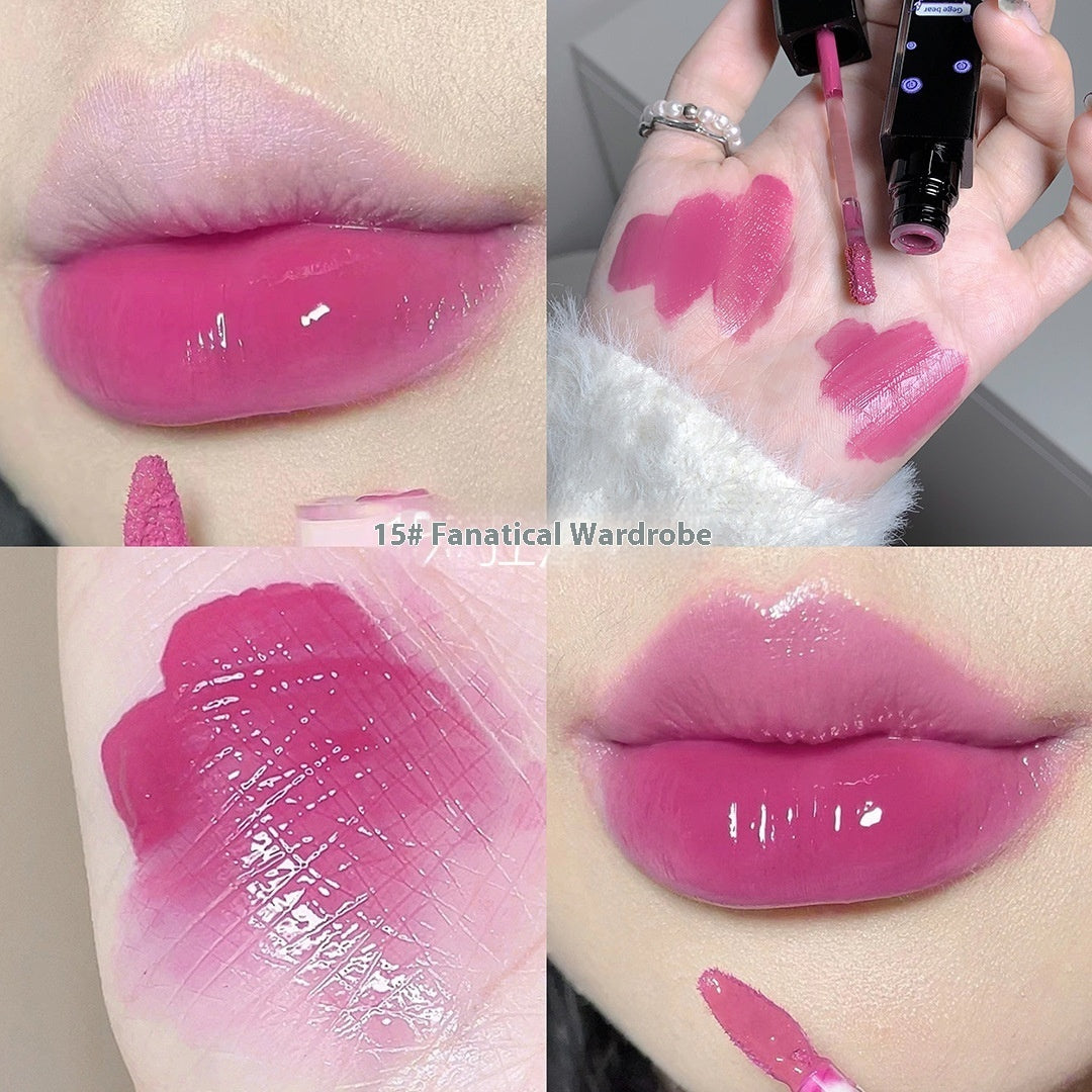 Gege Bear Color Lip Lacquer Lasting No Stain On Cup
