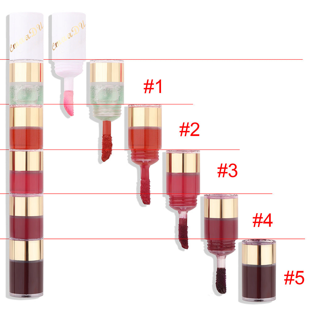 CmaaDu Women's Fashion Simple Long-lasting Lip Gloss