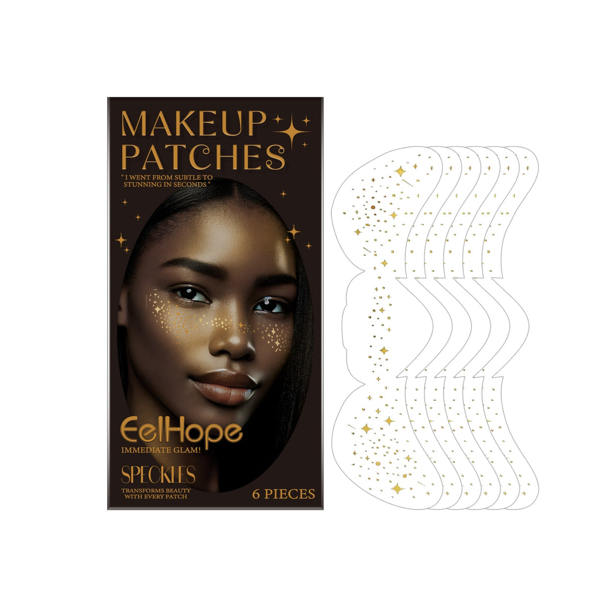 Eelhope Sparkling Spot Tattoo Stickers For Natural Beauty
