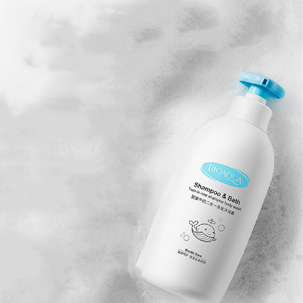 Bioaqua Baby Milk Moisturizing Hair & Body Shampoo Skin Moisturizing