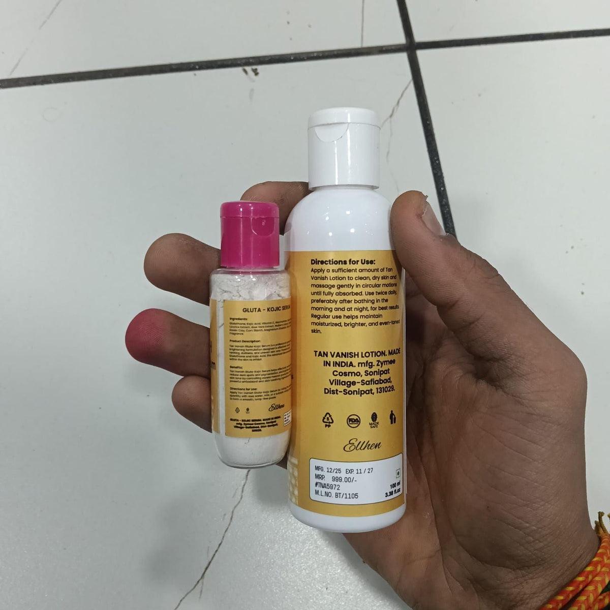 Euhen Tan Vanish Glutai Kojic Lotion and Gluta Kojic Serum 100 ml