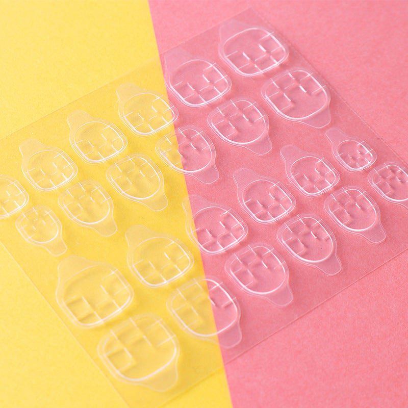 Transparent invisible nail sticker