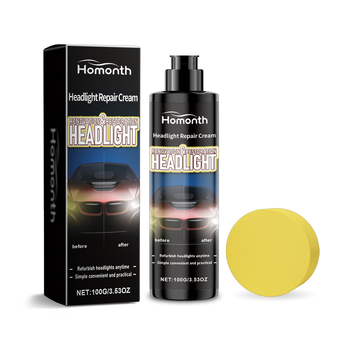 Homonth Headlight Nourishing Cream
