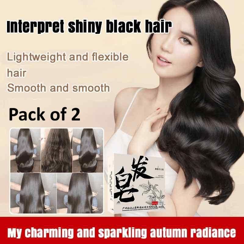 Gaofa Polygonum Shampoo Cleansing Hair Soap (Pack of 2)