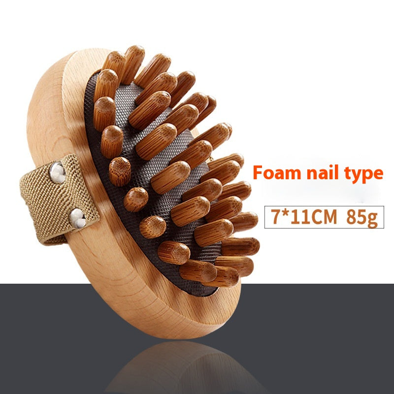 Air Cushion Meridian Comb Wooden Head Massage Comb Whole Body